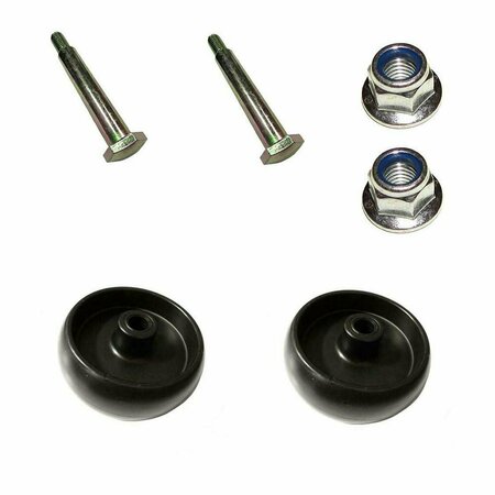 AFTERMARKET Two (2) Deck Wheels W/ Bolt & Nut Fits John Deere LA115 LA120 LA125 - GX10168 LAE40-0119